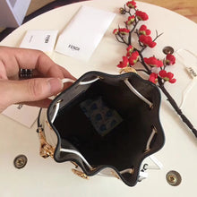 Load image into Gallery viewer, Fendi Mon Tresor Mini Bucket Bag In White Calfskin
