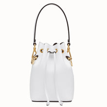 Load image into Gallery viewer, Fendi Mon Tresor Mini Bucket Bag In White Calfskin
