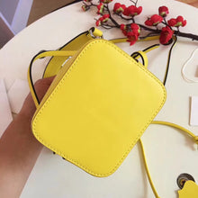 Load image into Gallery viewer, Fendi Mon Tresor Mini Bucket Bag In Yellow Calfskin
