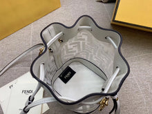 Load image into Gallery viewer, Fendi White Mon Tresor Mini Bucket Bag In Transparent PU
