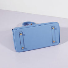 Load image into Gallery viewer, Hermes 30cm Birkin Bag Epsom Leather With Strap Light Blue Gold
