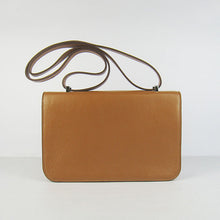 Load image into Gallery viewer, Hermes Calf Leather Message Bag H020 Light Coffee Silver
