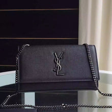 Load image into Gallery viewer, Yves Saint Laurent So Black Medium Monogram Satchel
