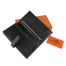 Load image into Gallery viewer, Hermes Wallet H008 Wallet Cow Leather Black
