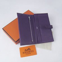 Load image into Gallery viewer, Hermes Wallet H015 Ladies Wallet Purple
