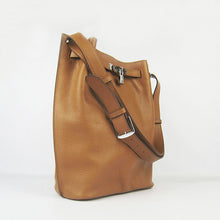 Load image into Gallery viewer, Hermes Nappa Leather Shoulder Bag H2804 light coffee Silver

