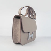 Load image into Gallery viewer, Hermes Constance Cowskin Leather Bag H017 grey silver
