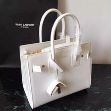 Load image into Gallery viewer, Yves Saint Laurent Baby Sac De Jour Bag In White Leather
