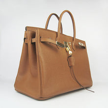 Load image into Gallery viewer, Hermes Birkin 35cm Togo Leather Handbags 6099 Light Coffee Golde
