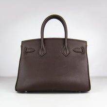 Load image into Gallery viewer, Hermes Birkin 30cm Togo Leather Handbags Dark Coffee Silver

