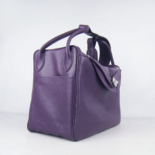 Load image into Gallery viewer, Hermes Lindy 34cm handbag 6208 purple Silver
