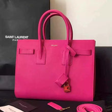 Load image into Gallery viewer, Yves Saint Laurent Small Sac De Jour Bag In Rosy Leather
