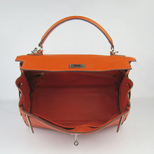 Load image into Gallery viewer, Hermes Kelly 32cm Togo Leather 6108 Orange Silver
