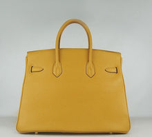 Load image into Gallery viewer, Hermes Birkin 35cm Togo Leather Handbags Yellow Golden
