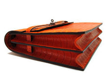 Load image into Gallery viewer, Hermes Briefcases H1053 Unisex Briefcase Orange Handbag
