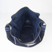 Load image into Gallery viewer, Hermes Nappa Leather Shoulder Bag H2804 dark blue Silver
