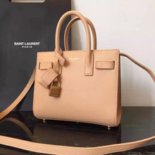 Load image into Gallery viewer, Yves Saint Laurent Nano Sac De Jour Bag In Beige Leather
