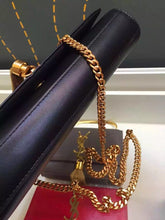 Load image into Gallery viewer, Yves Saint Laurent Medium Monogramme Tassel Bag In Black Calfskin
