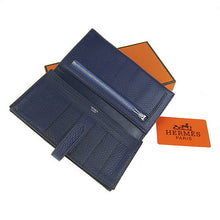 Load image into Gallery viewer, Hermes Wallet H008 Ladies Wallet Blue
