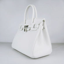 Load image into Gallery viewer, Hermes Birkin 30cm Togo Leather Handbags White Silver
