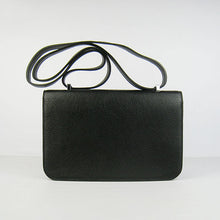 Load image into Gallery viewer, Hermes Calf Leather Message Bag H020 Black Silver
