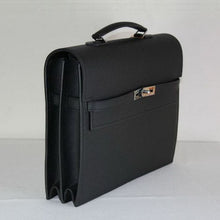 Load image into Gallery viewer, Hermes Briefcases H269 Briefcase Cow Leather Black Bag
