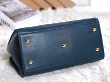 Load image into Gallery viewer, Yves Saint Laurent Cabas Chyc Original Leather Tote Dark Blue
