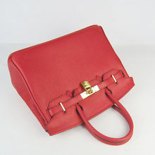 Load image into Gallery viewer, Hermes Birkin 30cm Togo Leather Handbags Red Golden
