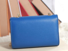 Load image into Gallery viewer, Yves Saint Laurent Mini Monogramme Bag In Original Leather Blue
