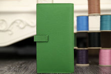 Load image into Gallery viewer, Hermes Bearn Gusset Wallet In Bamboo Epsom Leather
