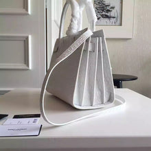 Load image into Gallery viewer, Yves Saint Laurent Baby Sac De Jour Croc Embossed White Bag
