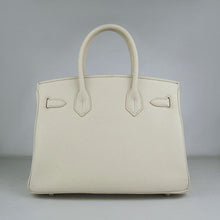 Load image into Gallery viewer, Hermes Birkin 30cm Togo leather Handbags beige silver
