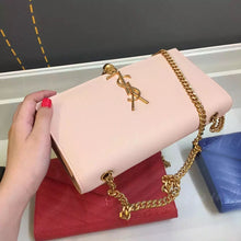 Load image into Gallery viewer, Yves Saint Laurent Medium Monogramme Tassel Bag In Nude Calfskin
