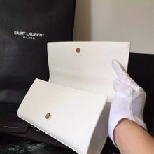 Load image into Gallery viewer, Yves Saint Laurent White Classic Monogramme Clutch
