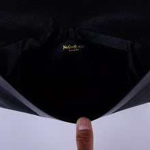 Load image into Gallery viewer, Yves Saint Laurent Lady Lambskin Leather Purse Black 39321
