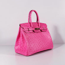 Load image into Gallery viewer, Hermes Birkin 35cm Ostrich Leather Bag Rose Gold
