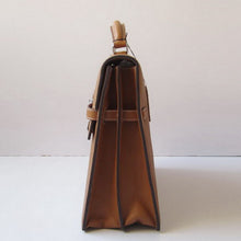 Load image into Gallery viewer, Hermes Briefcases H269 Briefcase Cow Leather Coffee Bag
