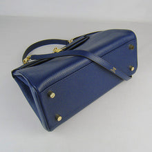 Load image into Gallery viewer, Hermes Kelly 32cm Togo Leather 6108 Dark Blue Golden
