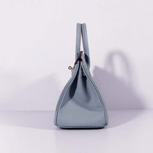 Load image into Gallery viewer, Hermes 30cm Birkin Bag Togo Leather With Strap Blue Lin Gold
