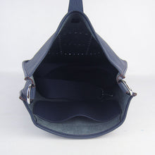 Load image into Gallery viewer, Hermes Evelyne I handbag H6309 dark blue silver

