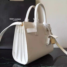 Load image into Gallery viewer, Yves Saint Laurent Nano Sac De Jour Bag In White Leather
