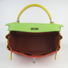 Load image into Gallery viewer, Hermes Kelly 32cm Togo red/green/yellow silver
