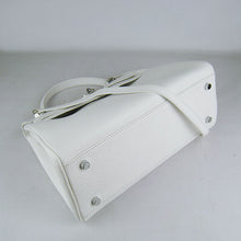 Load image into Gallery viewer, Hermes Kelly 32cm Togo Leather Handbag 6108 White Silver
