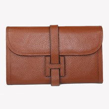 Load image into Gallery viewer, Hermes Wallet H1528 Lizard Leather Yellow
