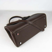 Load image into Gallery viewer, Hermes Kelly 32cm Togo Leather 6108 Dark Coffee Silver
