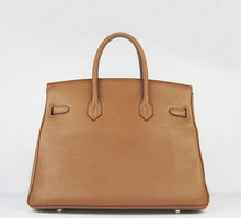 Load image into Gallery viewer, Hermes Birkin 35cm Togo Leather Handbags Light Coffee Golden
