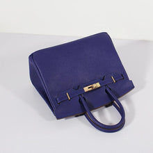 Load image into Gallery viewer, Hermes 30cm Birkin Bag Epsom Leather with Strap Electric Blue Gold
