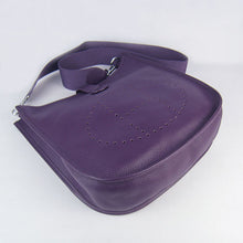 Load image into Gallery viewer, Hermes Evelyne I handbag H6309 purple silver
