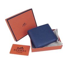 Load image into Gallery viewer, Hermes Wallet H014 Mens Wallet Blue

