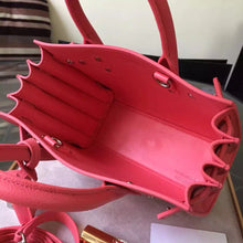 Load image into Gallery viewer, Yves Saint Laurent Nano Sac De Jour Bag In Rose Grained Leather
